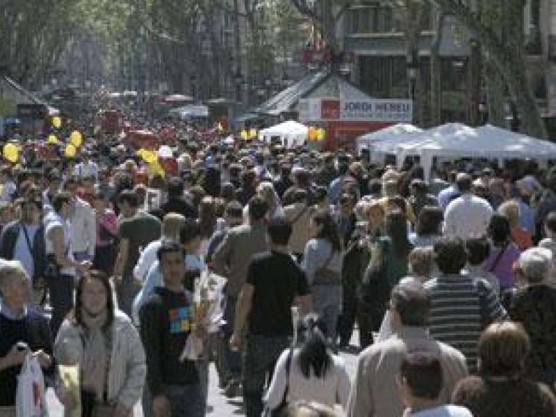 Sant Jordi's Day in Barcelona 